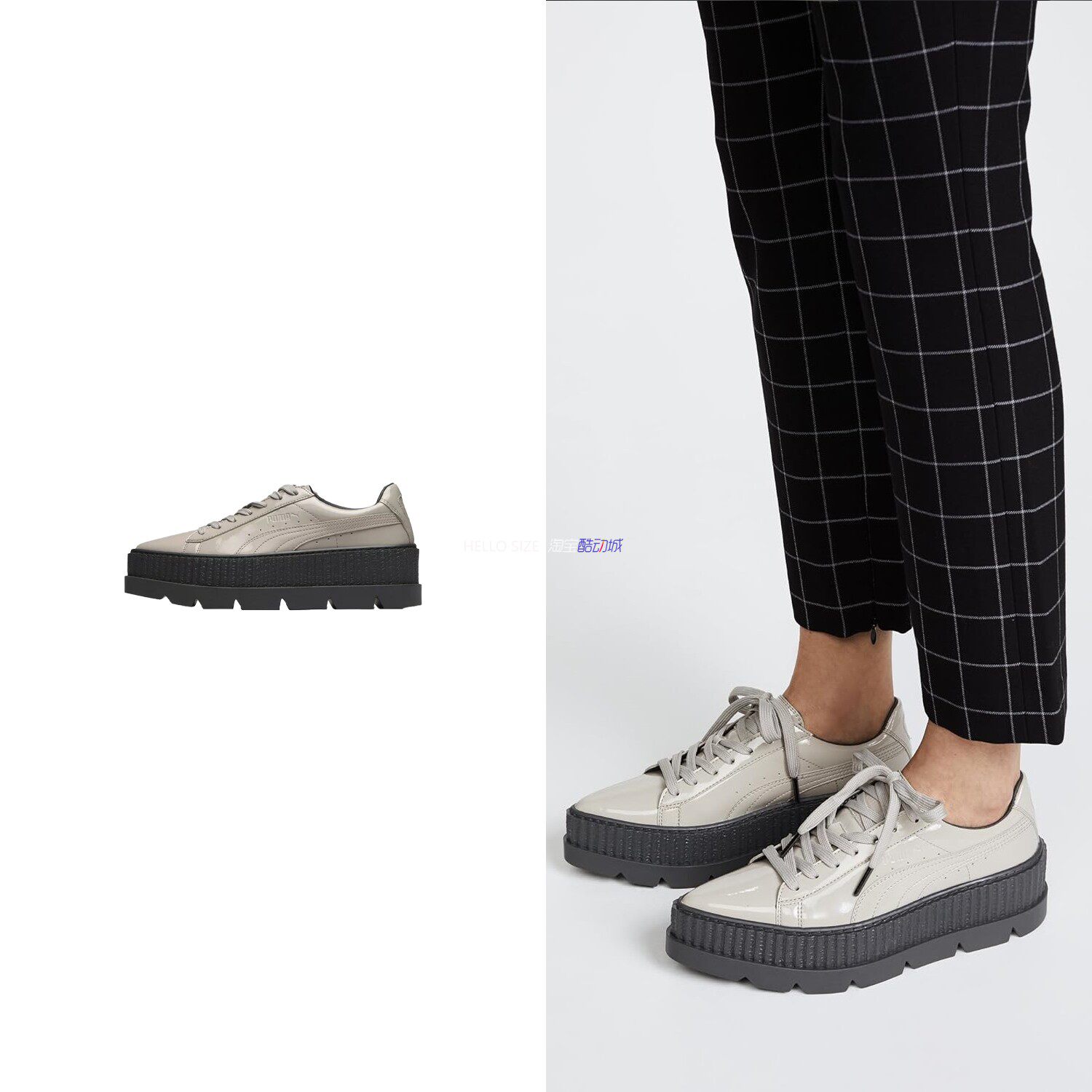 正品 绝版 Puma Fenty Rihanna Pointy Creeper 时装鞋 366269-02