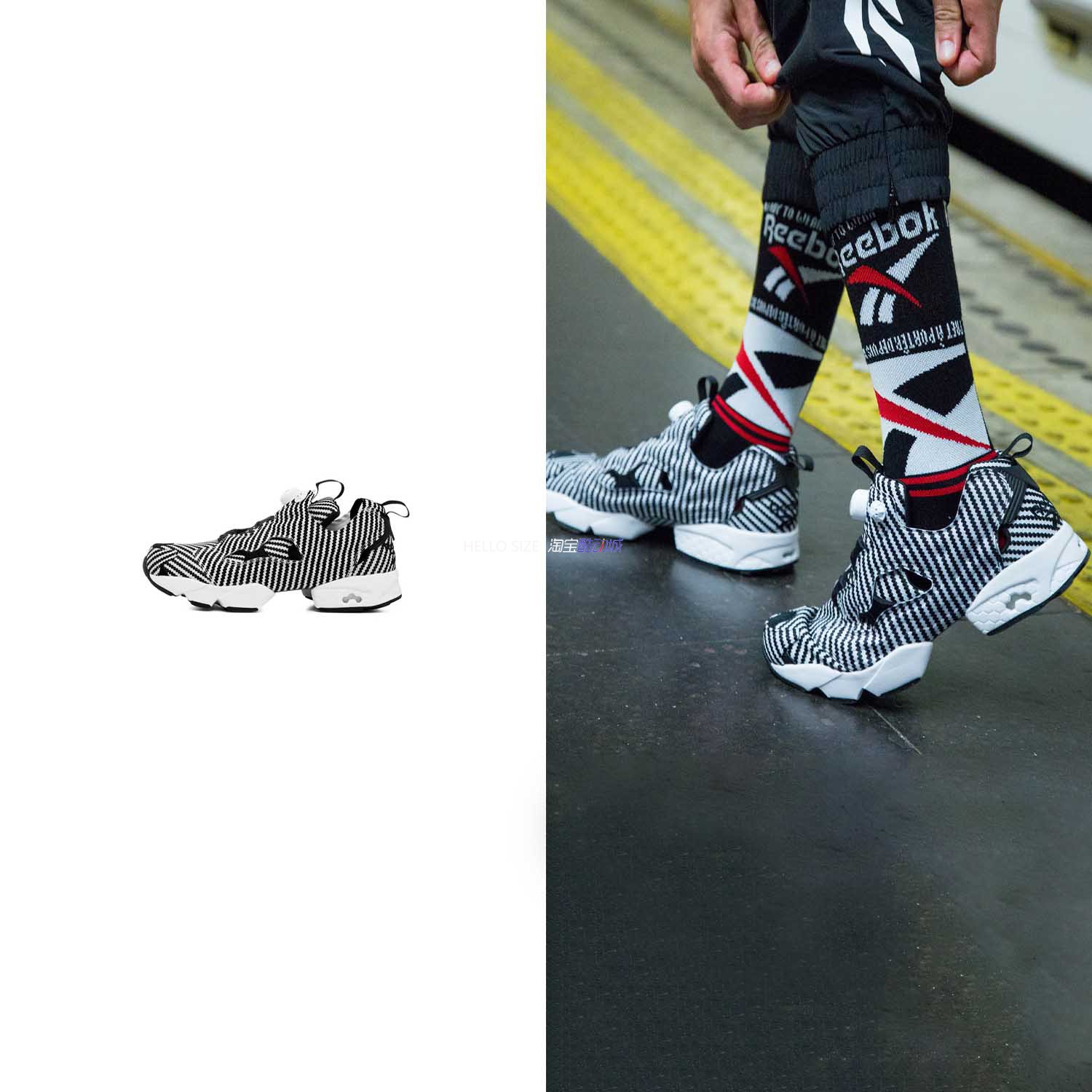 锐步 Reebok NSTAPUMP FURY OG 女子经典复古马赛克充气鞋 DV7305