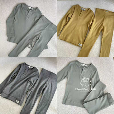 北欧风秋季螺纹超舒适秋衣秋裤