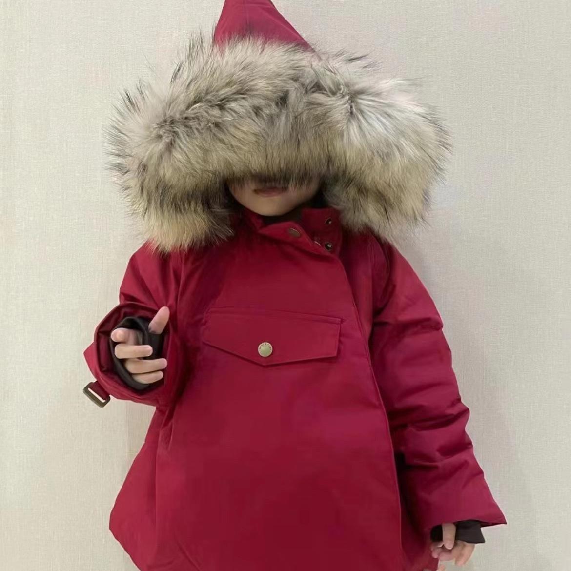 mat冬季女童加厚羽绒服