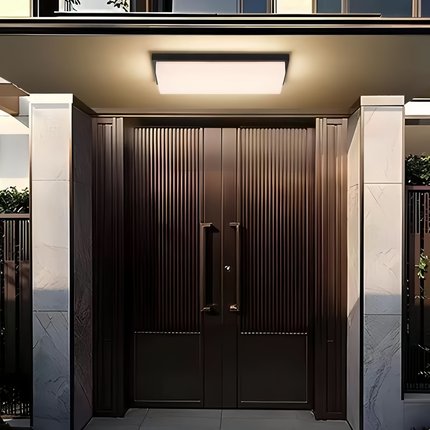 户外长方形吸顶灯超亮阳光房阳台过道走廊屋檐凉亭入户大门庭院灯