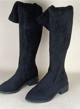 索菲娅专柜撤柜断码处理长筒靴百搭气质弹力靴气质冬季瘦瘦高筒靴