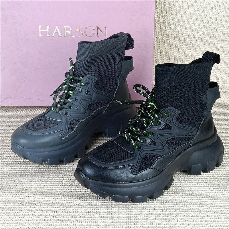 哈森品牌正品撤柜断码处理真皮袜靴厚底增高显瘦弹力靴百搭运动鞋,女鞋,弹力靴/袜靴,淘宝优惠券,粉丝福利购,淘宝优惠卷