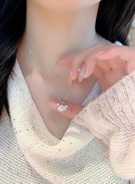 S925银新款年年有鱼项链约2.1克不褪色顺丰包邮6