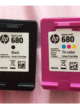 原装惠普680墨盒HP3636 3638 3838 2678 4538喷墨打印机墨盒黑彩