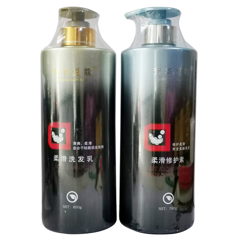 機靈豆修護發(fā)乳干燥頭發(fā)修復營養(yǎng)柔滑護理芳華豆蔻清爽去屑洗發(fā)乳
