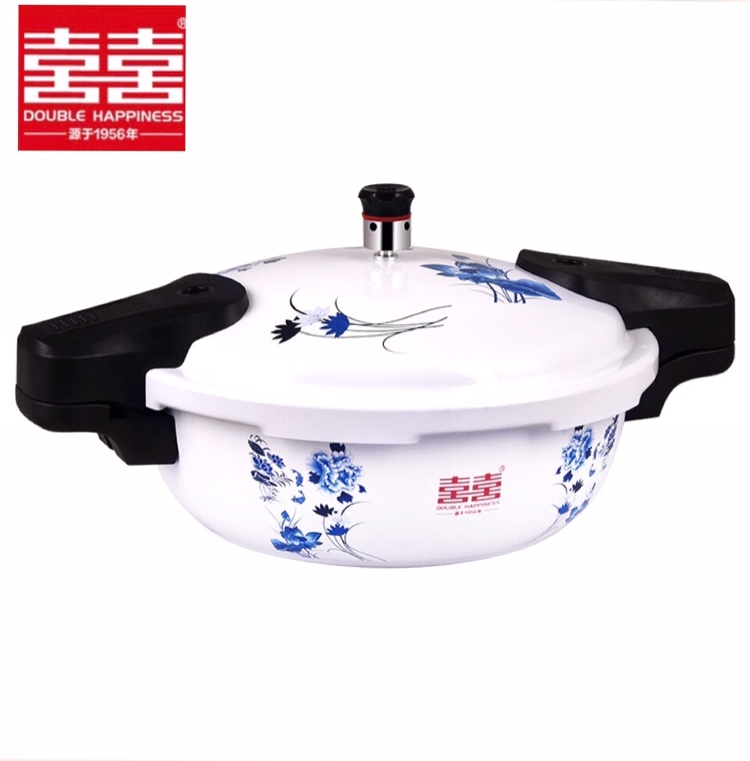 双喜高压锅家用燃气电陶炉电磁炉通用麦饭石小型迷你压力锅20寸