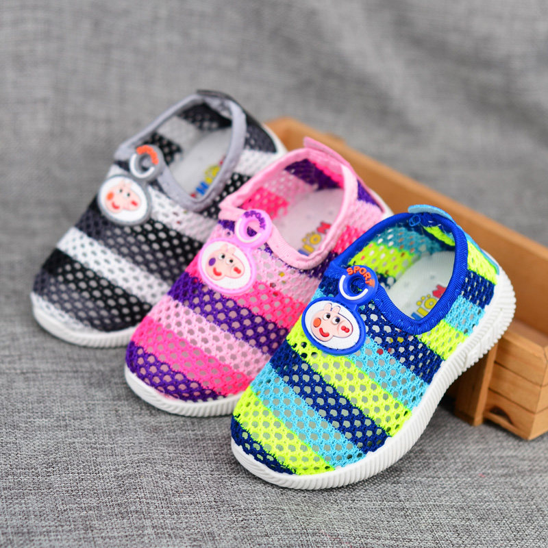包郵夏寶寶網鞋透氣涼鞋镂空網面運動鞋男女童嬰兒學步鞋休閑板鞋在類目 童鞋/嬰兒鞋/親子鞋, 學步鞋/嬰兒步前鞋中 - 來自Buy2taobao.com提供專業的淘寶代購服務