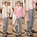 【粉红粉丝专享】2025冬女式新款休闲裤 812005 裤长101cm