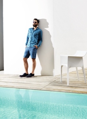 西班牙进口温顿Vondom设计师户外PEDRERA休闲餐椅简约北欧椅子