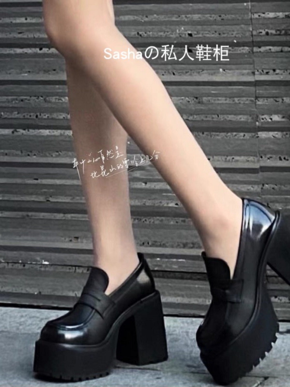 超高跟单鞋女厚底松糕鞋辣妹JK制服鞋小众设计感玛丽珍复古小皮鞋