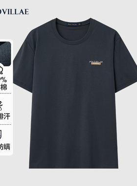 polovillae保罗威特夏季男士圆领舒适百搭短袖T恤男装上衣AAPH296