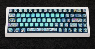 金属动漫二次元 钛次元 个性 钛键帽套装 wooting 初音未来65