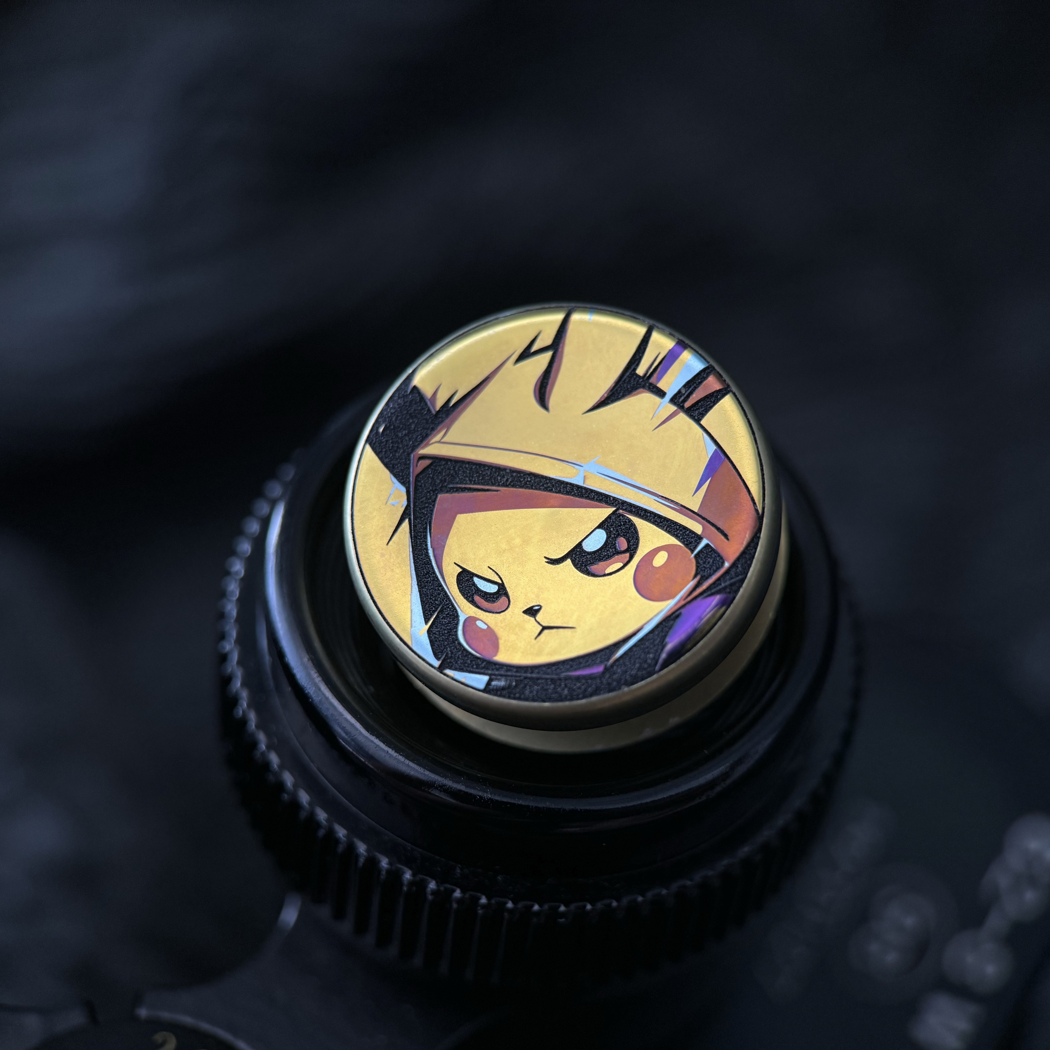 钛次元 钛合金对锁 宝可梦 24.5mm 指尖陀螺EDC 玩具 支持定制