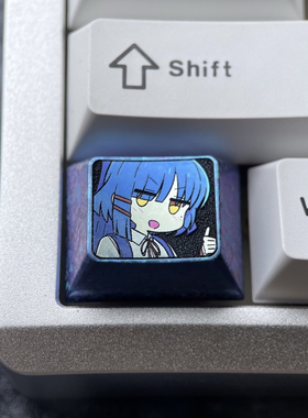 山田凉 1.25U Ctrl键 二代 彩色钛合金定制键帽金属动漫客制化