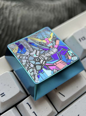 使命高达 4U (2*2) 彩色钛合金定制键帽个性金属键帽阳极工艺