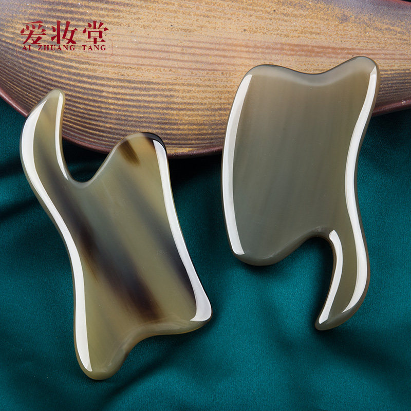 天然白水牛角刮痧板刮背全身通用