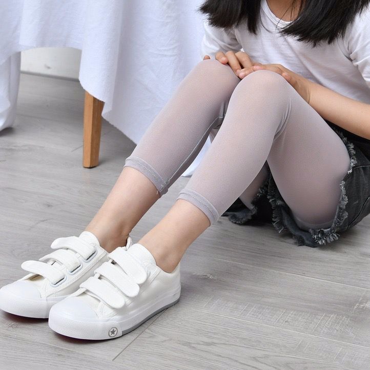 女童松紧腰围夏季打底裤