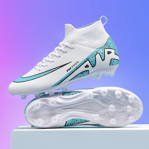 梅西C罗同款高帮低帮白球鞋