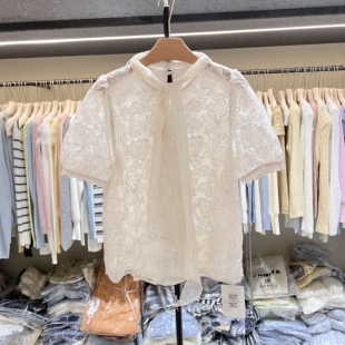 T恤两件套268 纯色短袖 韩系叠穿2026新款 波点花苞显瘦吊带背心小衫