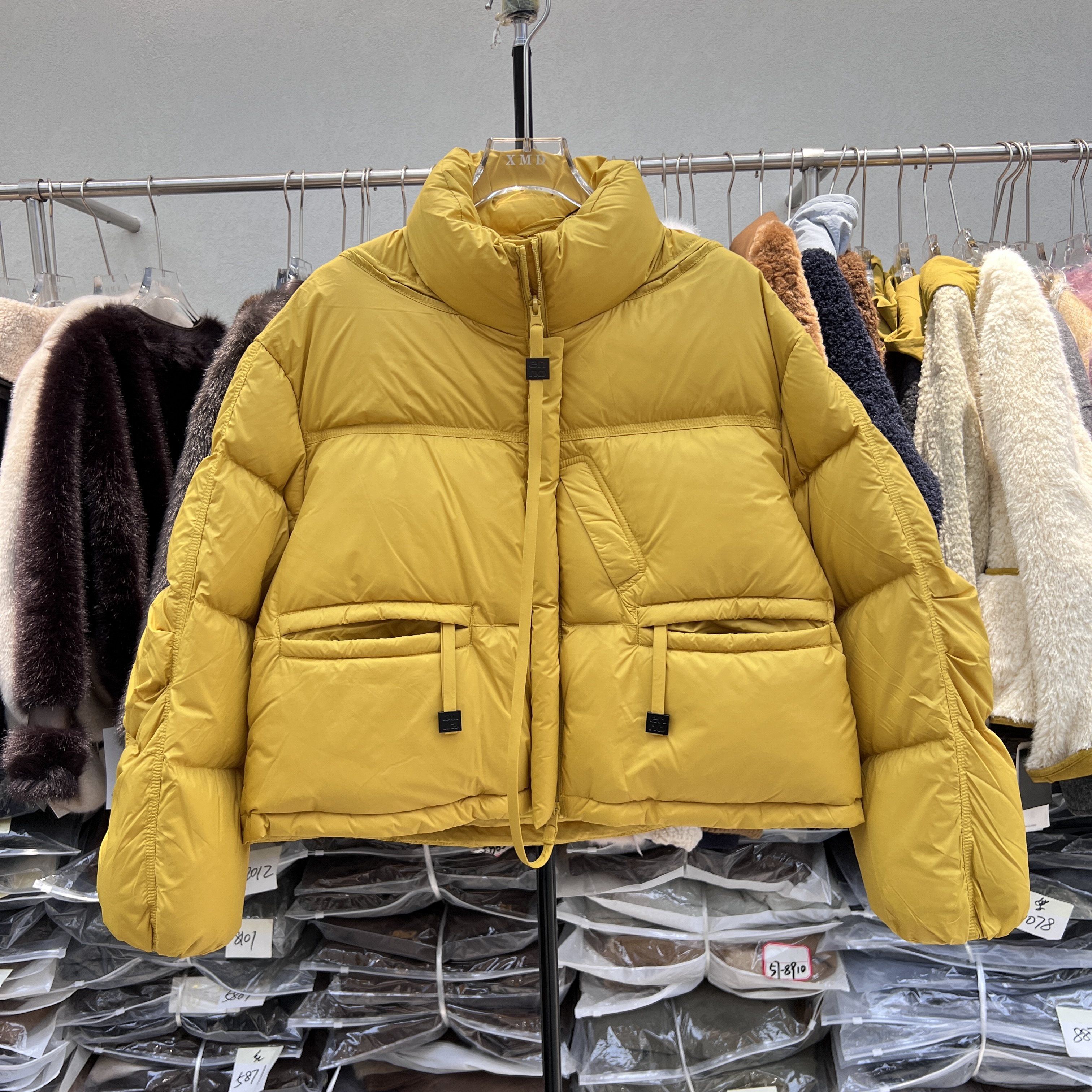 2025冬新款韩版宽松显瘦百搭加厚保暖羽绒服女短款面包服外套2068