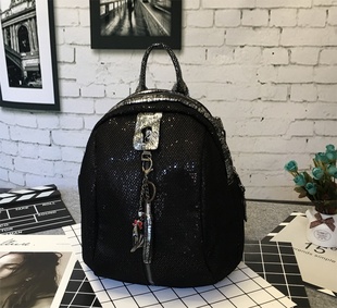 2018冰燕儿新款 2247女包包亮片网多功能斜跨手提双肩百搭ins韩版