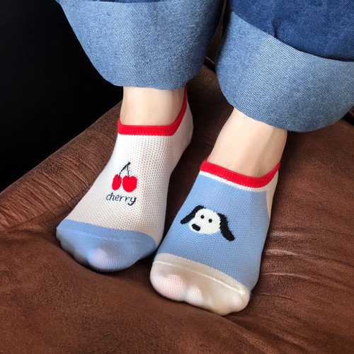 浅口隐形袜不掉跟薄款可爱袜子