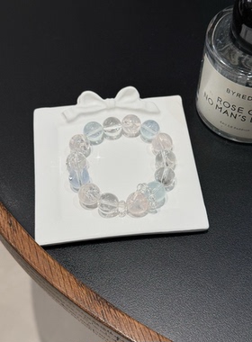 天然水晶多宝手链女款招财转运珠小众设计感高级轻奢手饰礼物原创