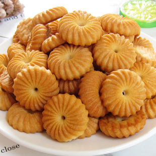 曲奇儿童散装小饼干奶香味幼儿园加餐小饼干整箱粒粒橙小饼干食品