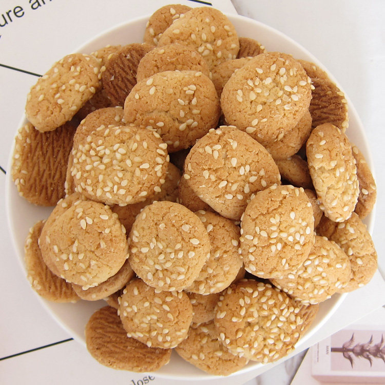 大宫廷小桃酥白芝麻宝饼干典老北京糕点店专供幼儿园食堂零食整箱