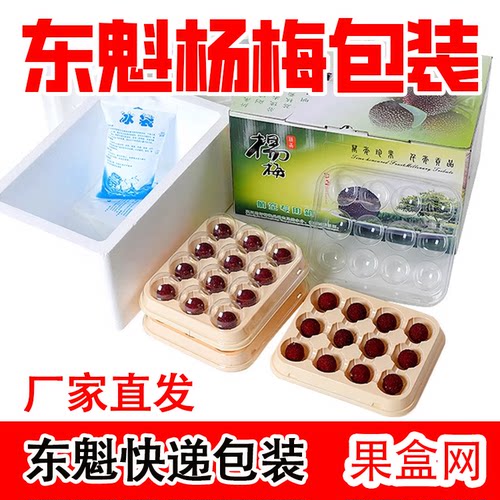 东魁杨梅包装仙居温州快递打包箱