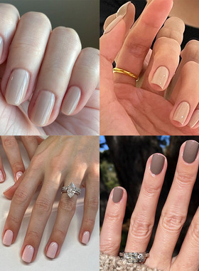 穿戴甲nails红色短款方型美甲经典纯色假指甲穿戴式甲片