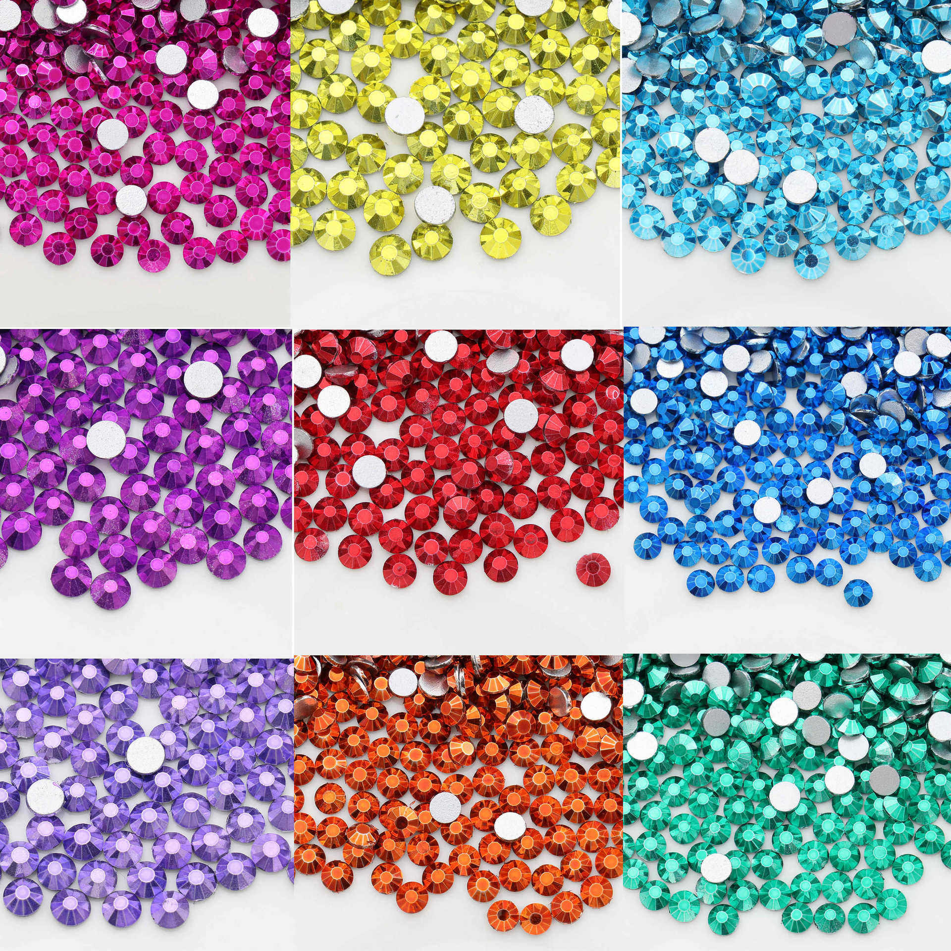 金属系列水晶玻璃平底钻5A水钻圆形美甲钻DIY服饰手机壳贴钻美甲,彩妆/香水/美妆工具,指甲装饰,淘宝优惠券,粉丝福利购,淘宝优惠卷