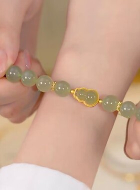 福禄手链葫芦手串轻奢复古优雅女生饰品