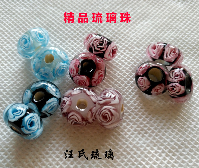 日式项链手串琉璃珠包邮图片