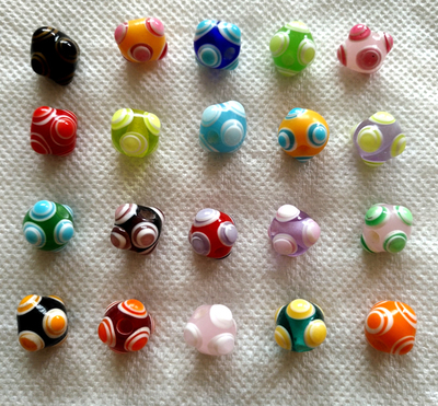 diy日式项链饰品百搭琉璃珠包邮