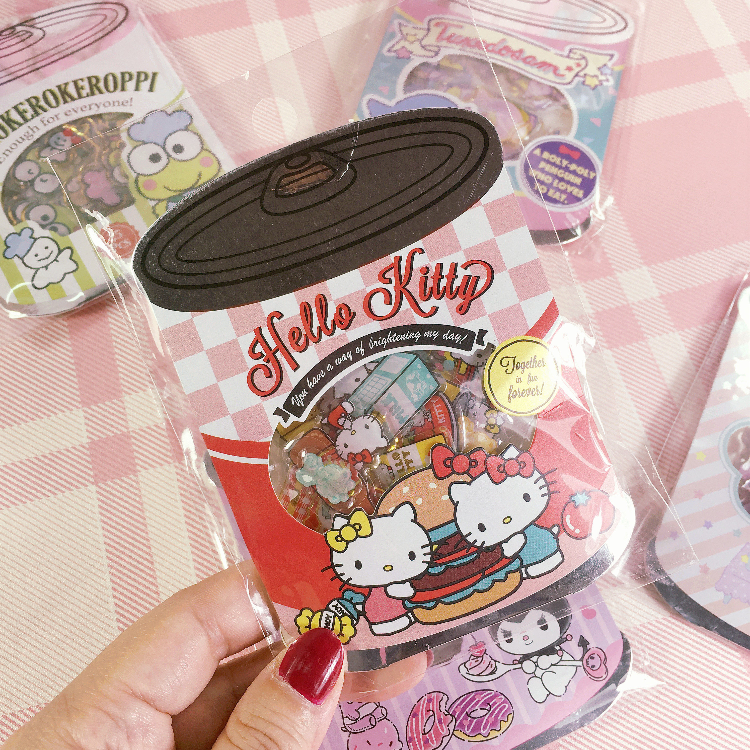 hello Kitty卡通可爱小贴纸手杖本贴纸装饰贴画diy贴纸