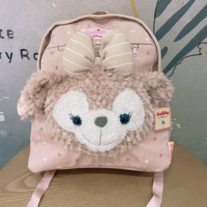 卡通可爱大容量帆布双肩书包