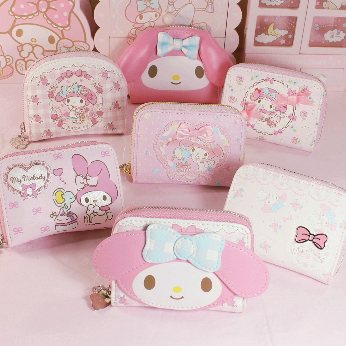 超萌粉色美樂蒂melody大容量多卡位卡包銀行信用卡卡套卡包卡夾女在類目 箱包皮具/熱銷女包/男包, 卡包中 - 來自Buy2taobao.com提供專業的淘寶代購服務