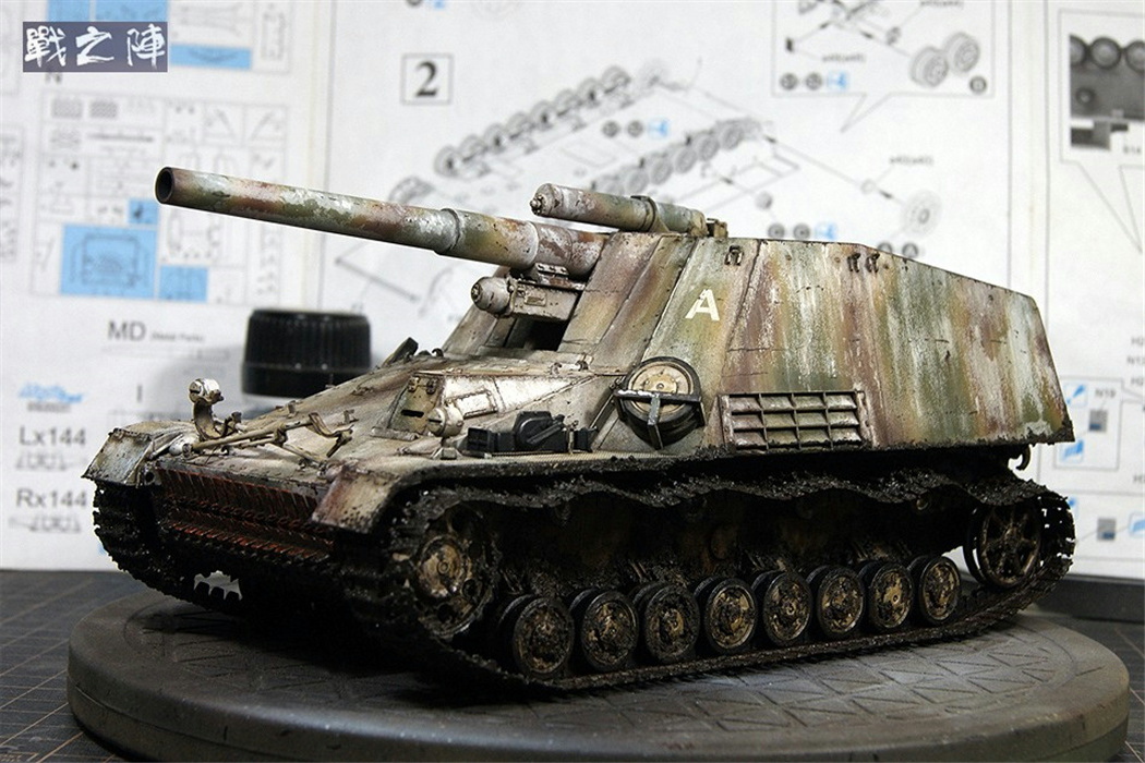 田宫野蜂自行火炮模型成品军模