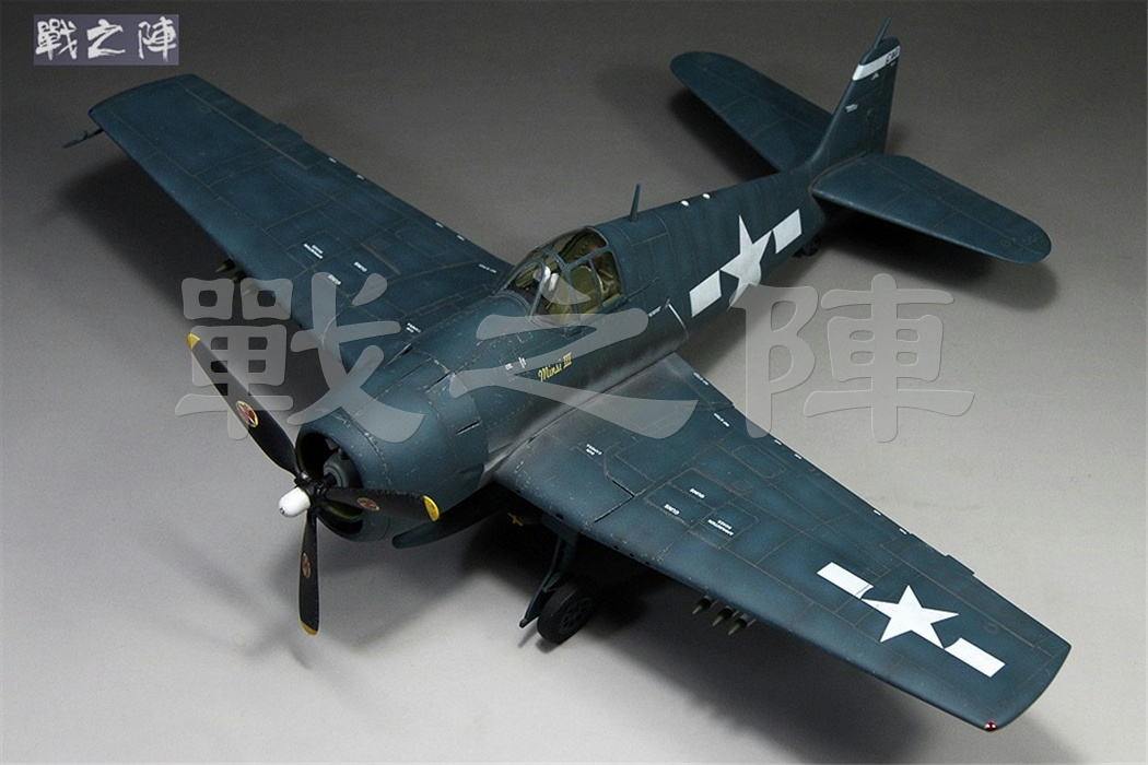 地狱猫F6F-5战斗机 1/48 模型成品代工 戰之陣 小号手80339