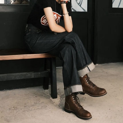 美国正品红翼3365工装靴redwing女款8111铁路矿工靴短靴圆头女靴