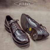 美国正品 手工元 年Julian木盒Oxford限定朱利安雕花低帮猪脸马臀皮