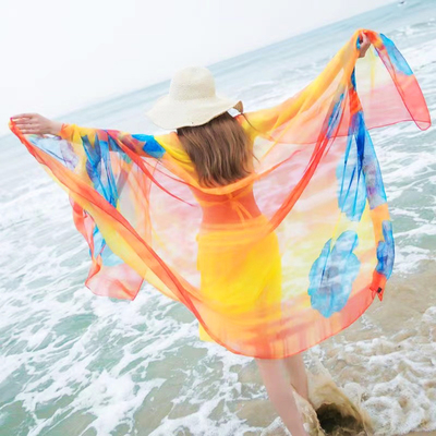 四季海边韩版女甜美披肩