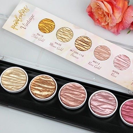 finetec英文单色补充装水彩颜料