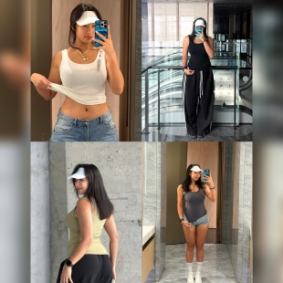 高腰黑色胖mm显瘦弹力修身 微胖辣妹吊带修身 女装 刘漂亮欧美大码