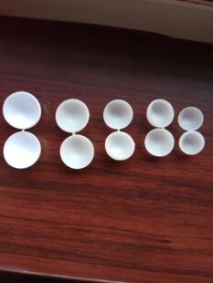 6克9克加厚蜡丸药丸盒塑料空药丸壳球型壳蜡壳中药蜜丸壳便携收纳