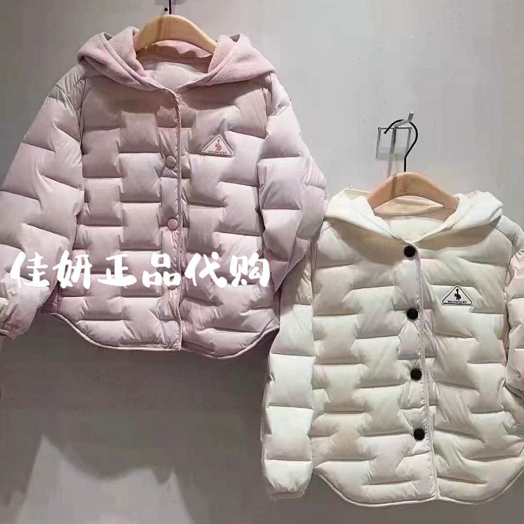 Mitti童装专柜正品25年冬款男女童轻薄连帽羽绒服外套MW57401202