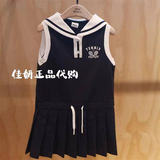 little moco专柜正品24年夏女童无袖舒适百搭连衣裙KBD2DRS036