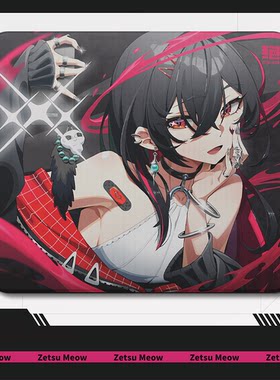 ZetsuMeow × 水熊【绝Ruby】乱纹速度二次元电竞游戏专用鼠标垫